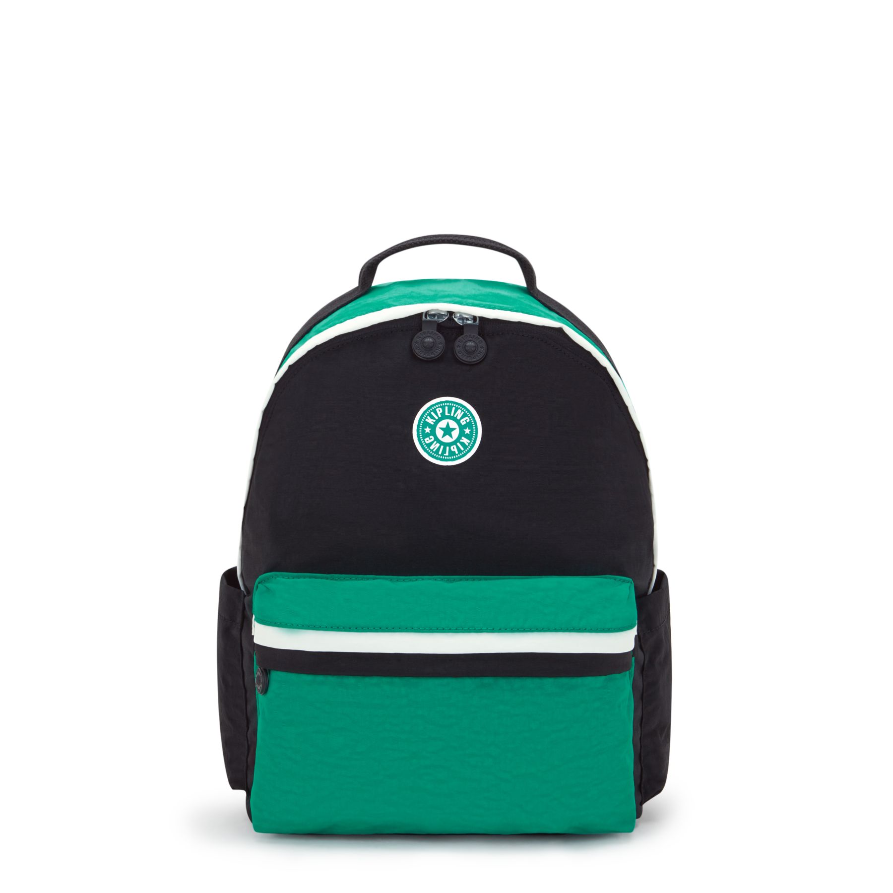 DAMIEN M Grand sac à dos avec bretelles rembourrées - Deep Green Black Block