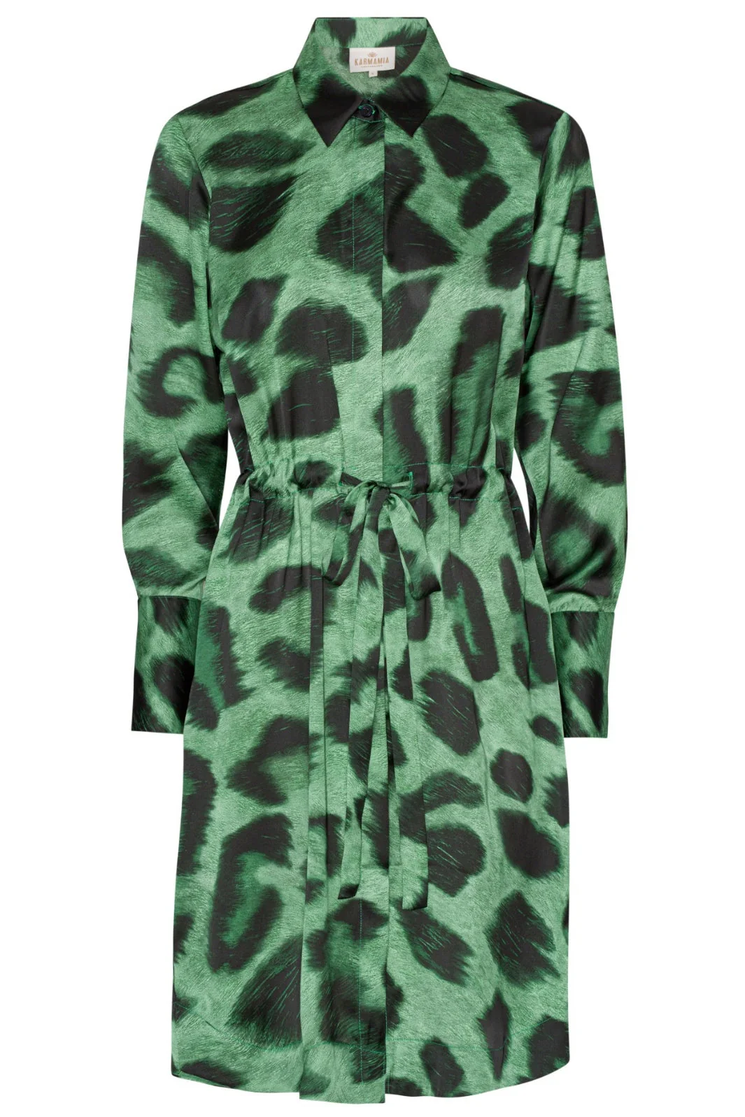 Karmamia Nakita Dress green maxi leo