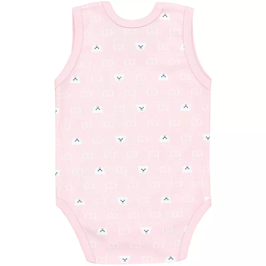 TupTam Baby Mädchen Achselbody 5er Pack rosa Modell 1