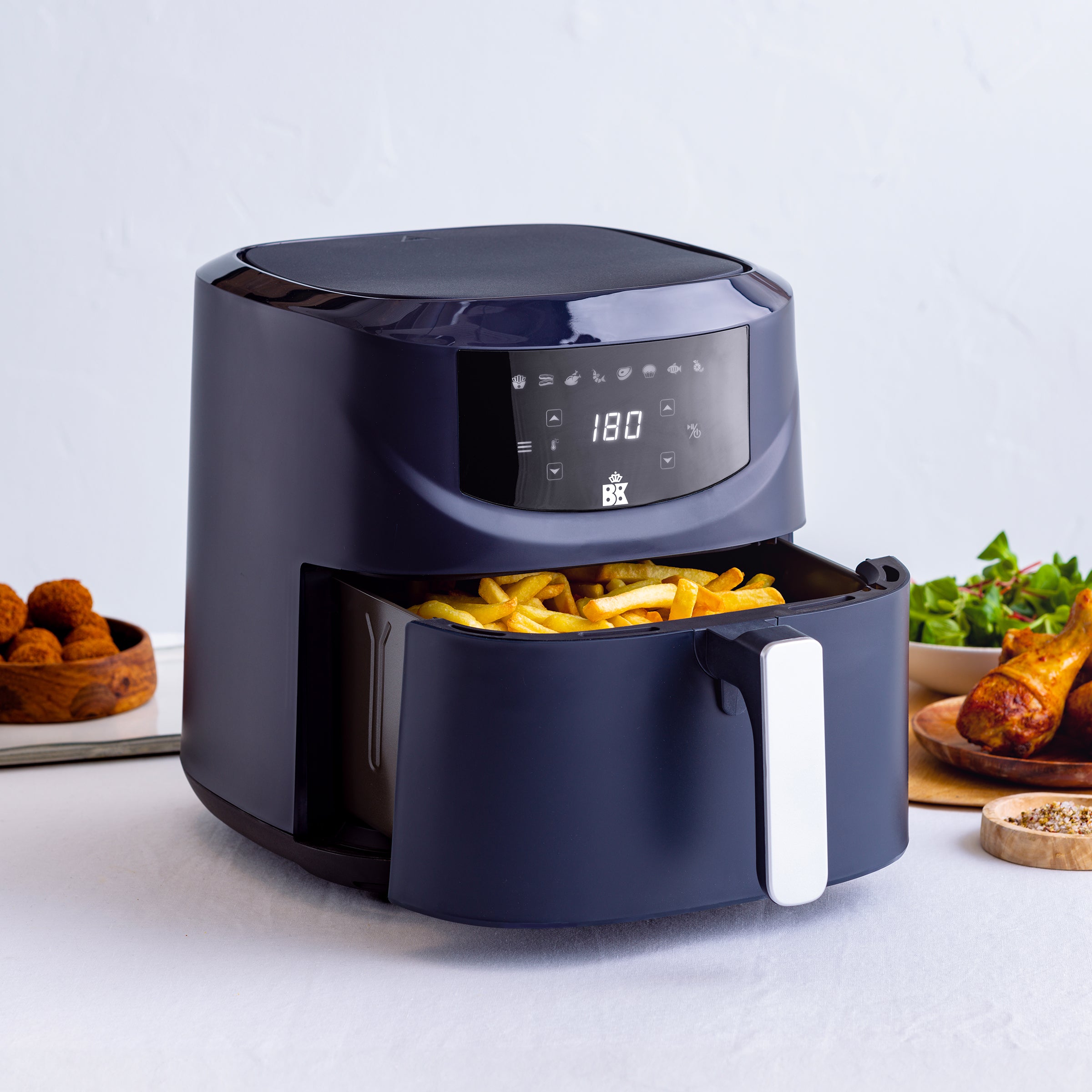 Enjoy Oxford Blue   Air Fryer 8-delige set