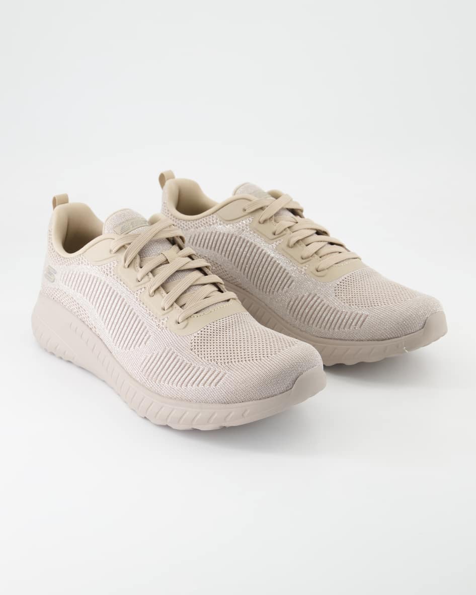 Skechers Bobs Squad Chaos-Sparkle Divi Sportschuhe in Beige