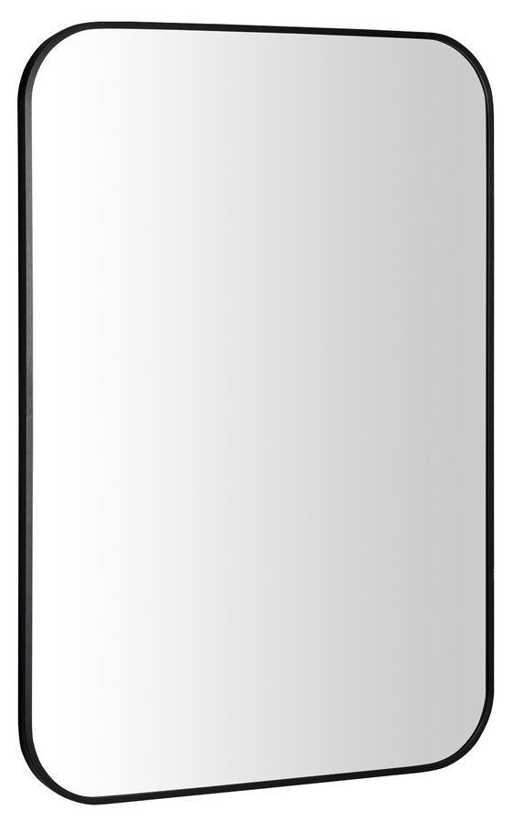 Sapho Arowana spiegel met ronde hoeken 60x80cm zwart