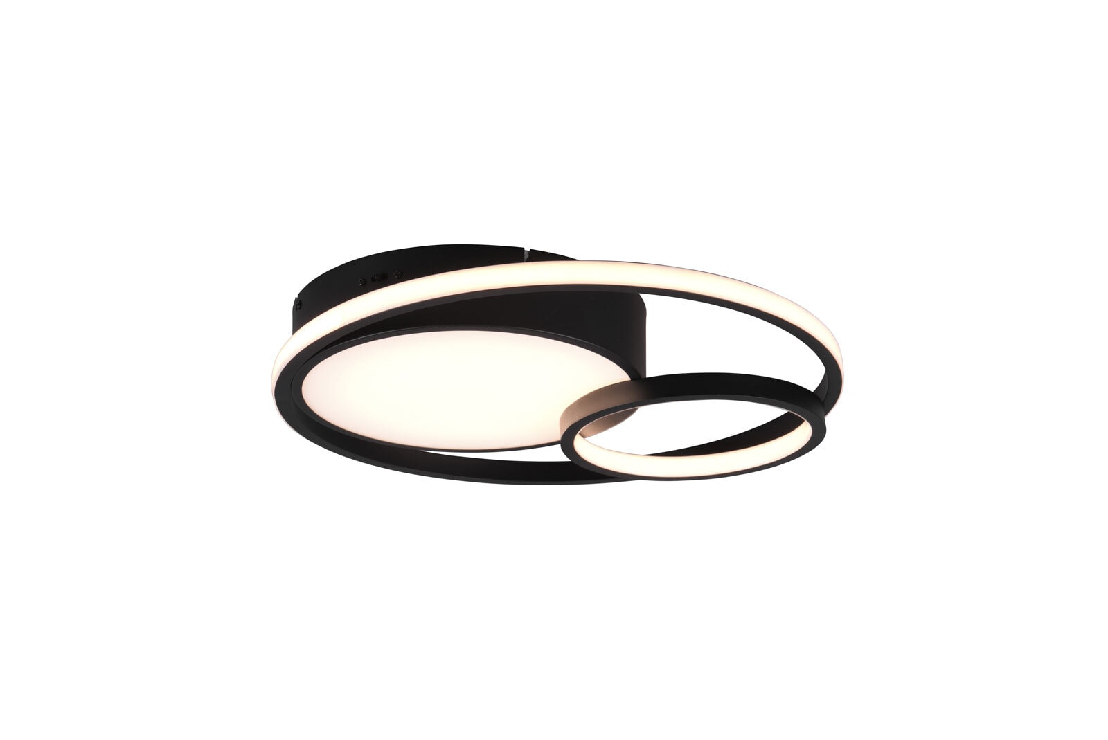 LED Deckenlampe VUELTA 48 cm schwarz