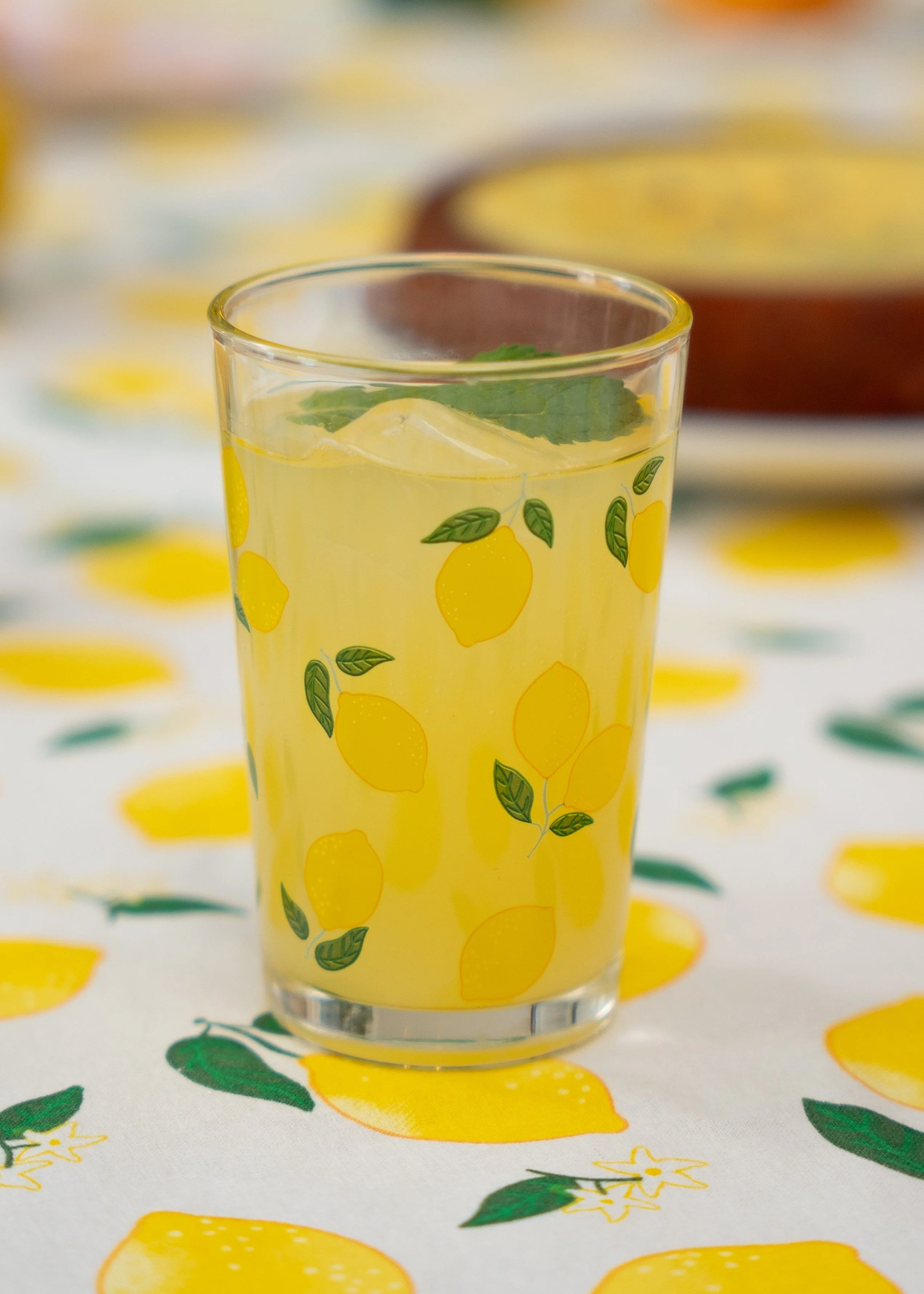 Drikkeglas med citron. 220 ml