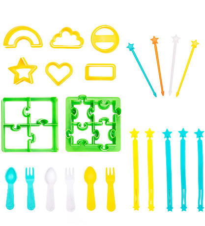 Lunch Punch Lunchbox Zubehör - Cutter & Bento Fun - 23 Teile - F