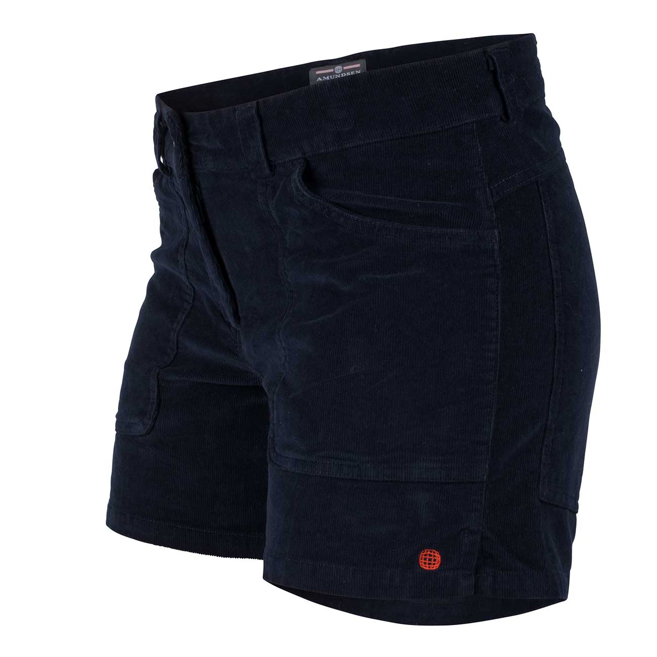 Amundsen 5Incher Cord G. Dyed Shorts Womens Faded Navy