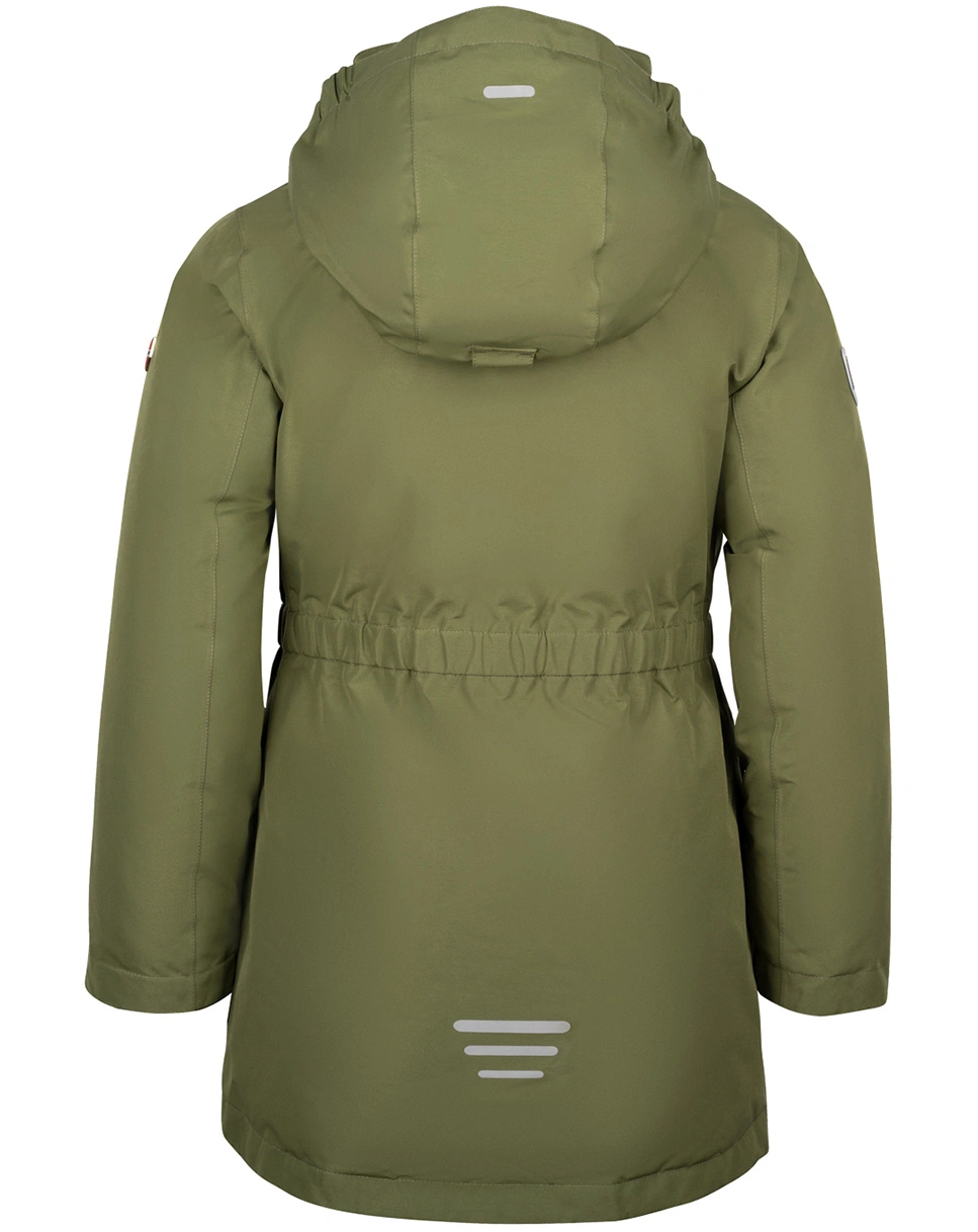 Daunenmantel GIRLS ALESUND in dusky olive/mauve