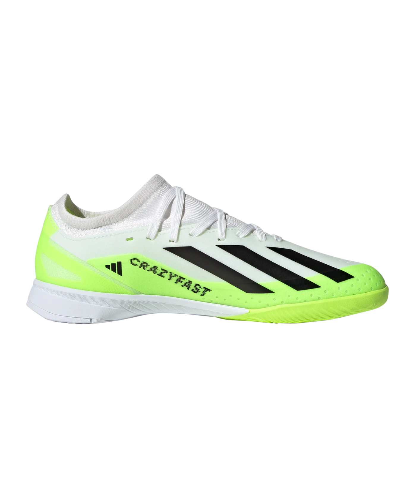 adidas X Crazyfast.3 IN Halle Crazyrush Kids Weiss Schwarz Gelb