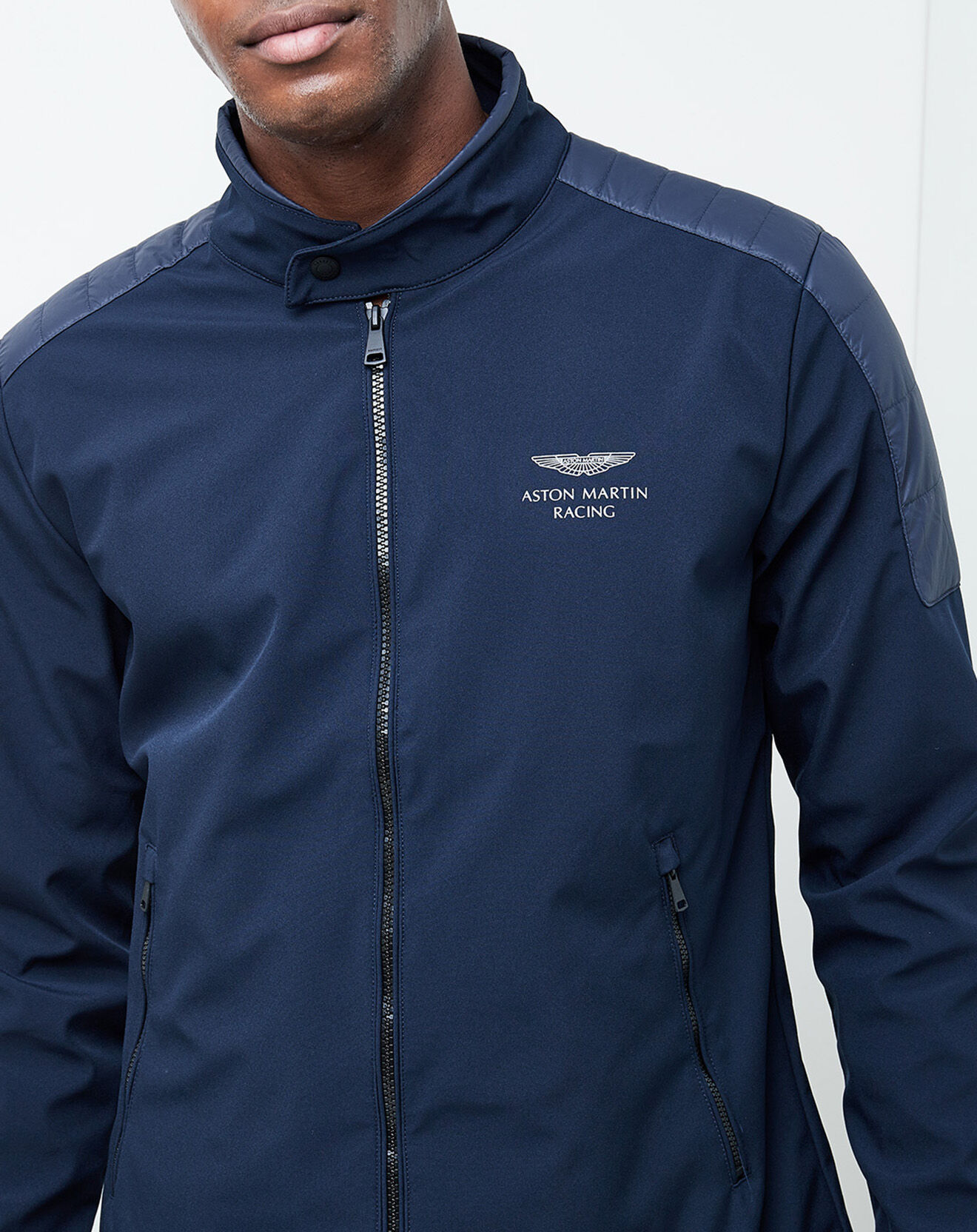 Hackett London Veste Aston Martin Racing bleu marine