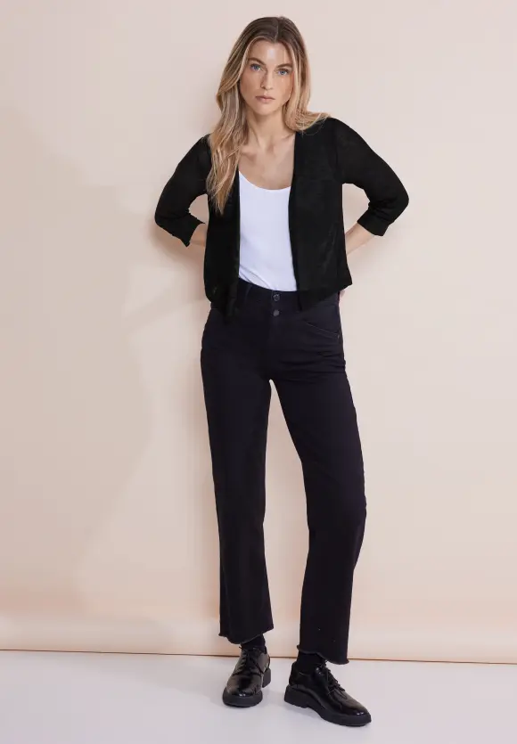 Bolero Strickjacke - Black