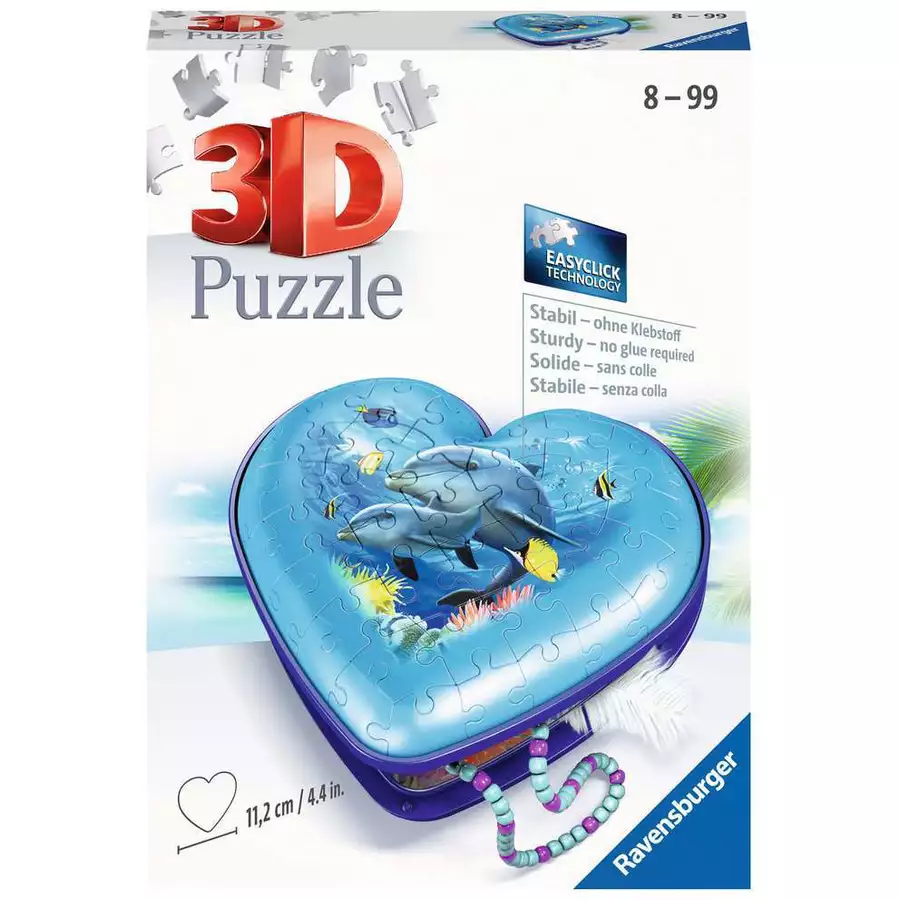 Ravensburger Herzschatulle - Unterwasserwelt bunt