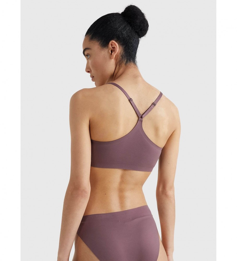 Sutiã Tommy Hilfiger Ultra-Soft Bralette com Costas Cruzadas, Lilás