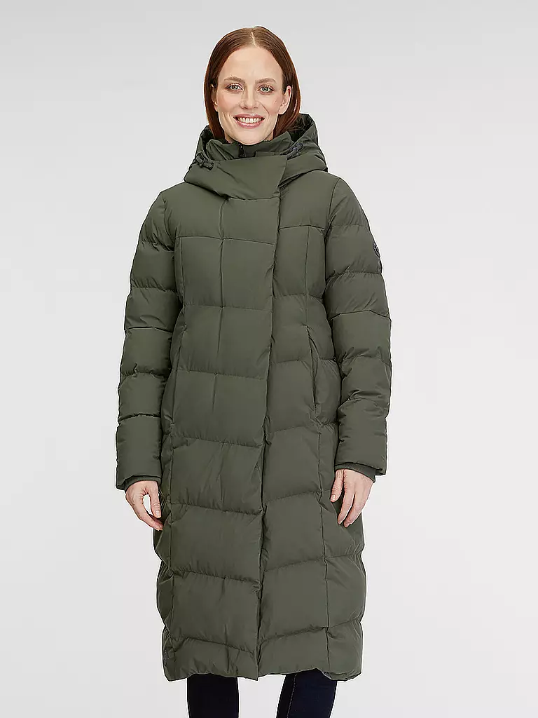 RAGWEAR Steppjacke PAVLA LONG olive