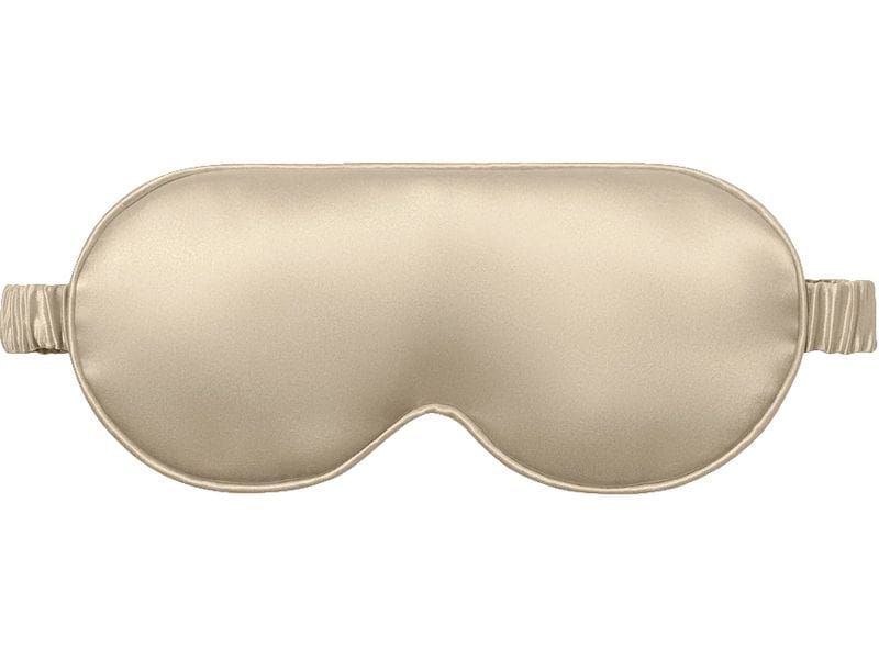 VBEAUTY 3D Seiden Schlafmaske Champagner Schlafmaske aus Maulbeerseide