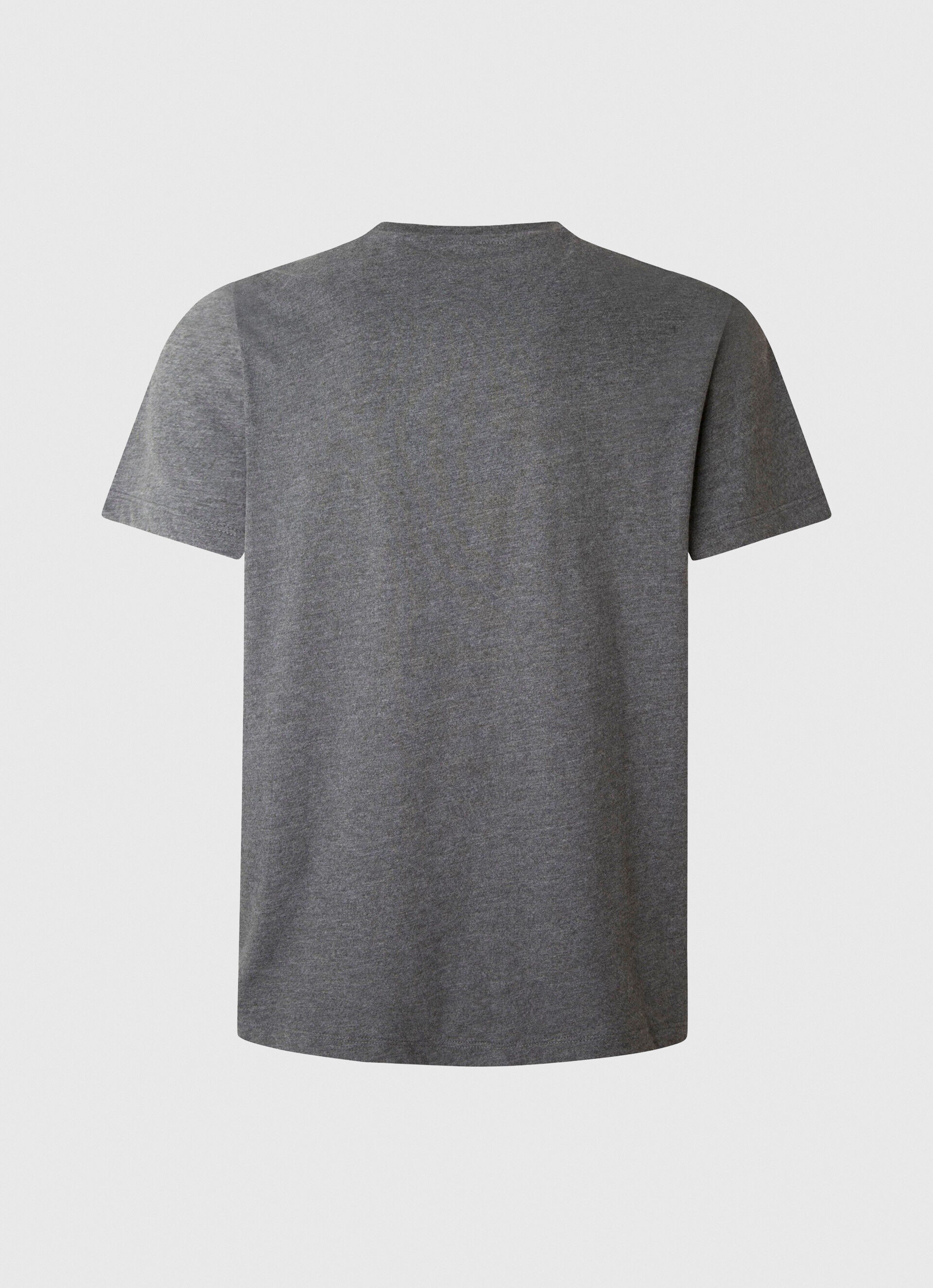 CAMISETA COM LOGOTIPO BORDADO - preta lavada