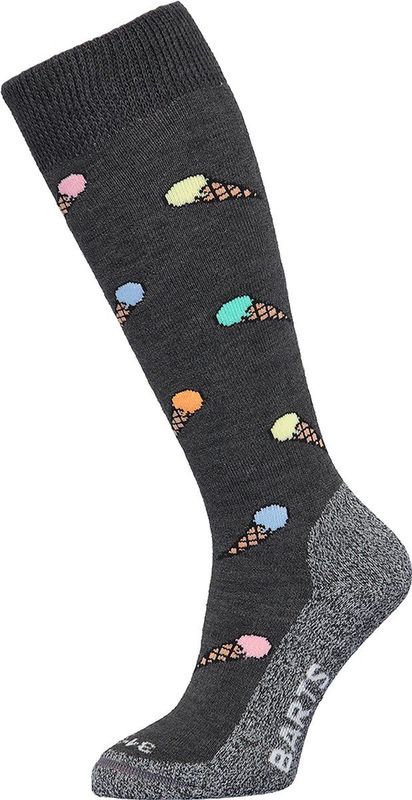 Skisok Barts Unisex Skisock Ice Cream Charcoal