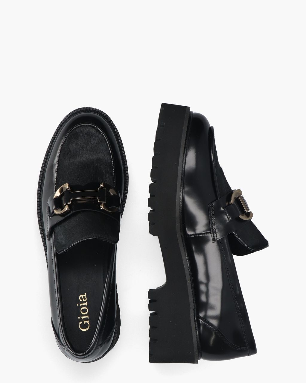 Gioia Ylonka Zwart Damesloafers
