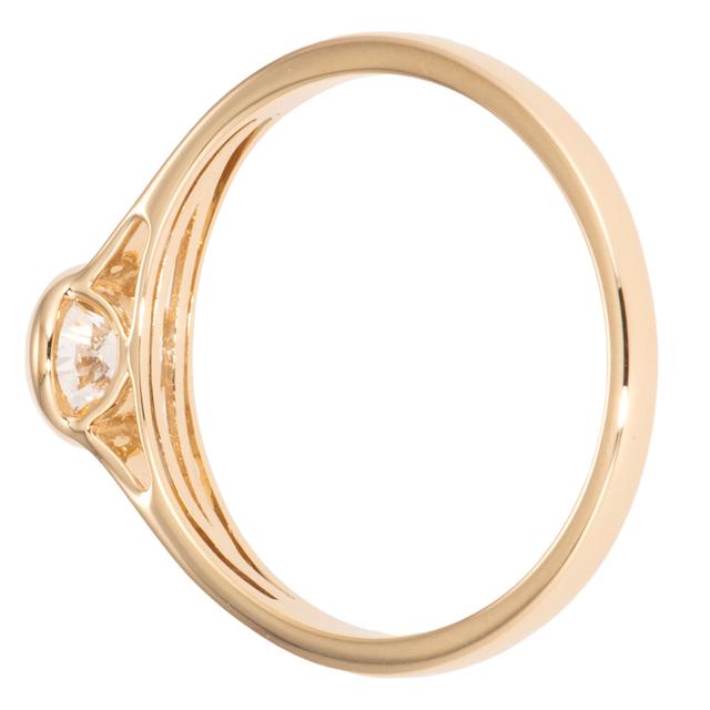 Brillant-Solitärring, 0,50 ct., SI, G-H, Gold 585