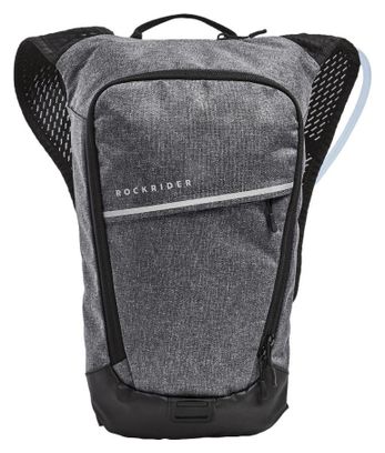 Sac d'Hydratation Rockrider 4L   Poche à Eau 1L Gris