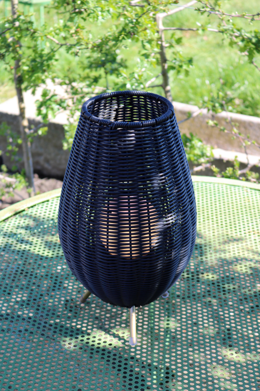 Lucide Colin tafellamp LED oplaadbaar buiten IP44 small zwart