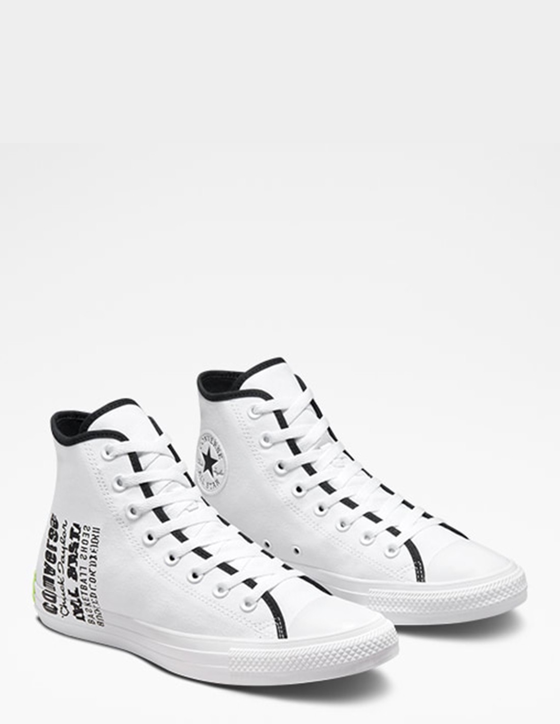 converse Sneakers montantes homme ctas hi blanc noir