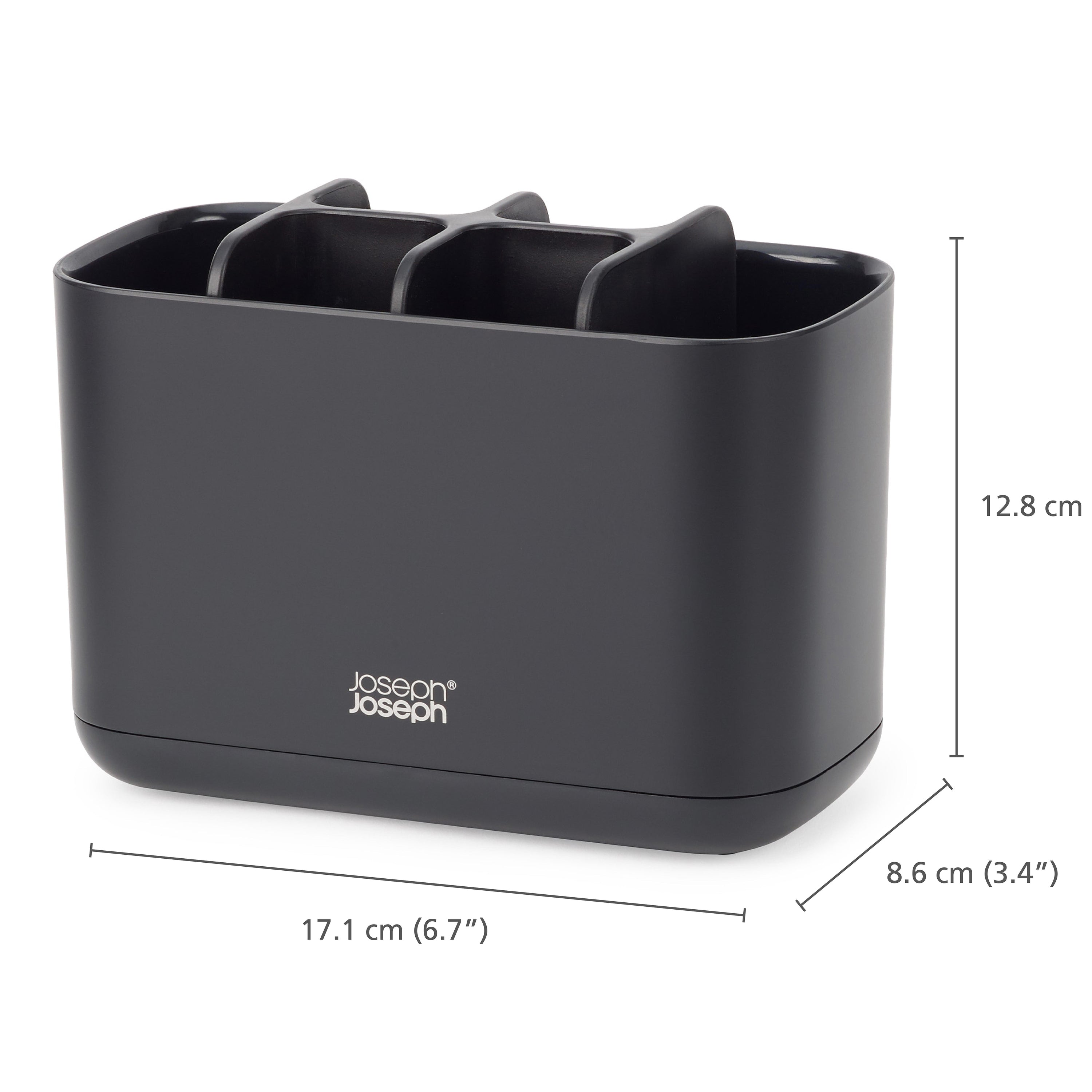 Joseph Joseph Easy-Store Tandenborstelhouder Groot - Zwart