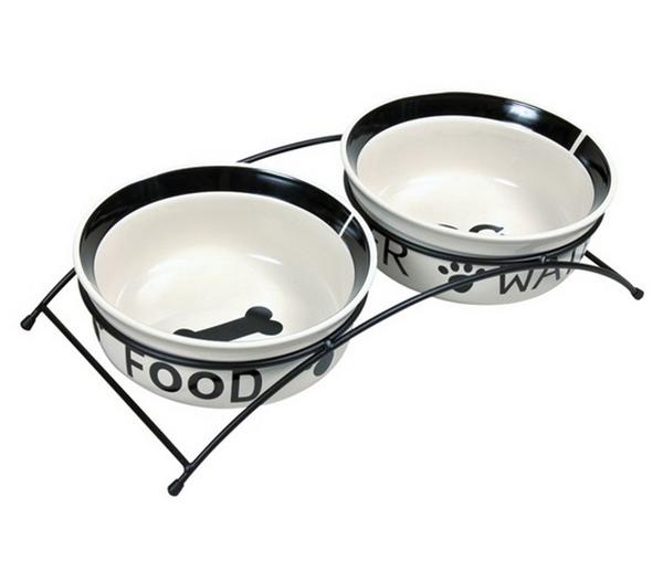 Trixie Keramiknapf-Set Eat on Feet, 2 x 1,6