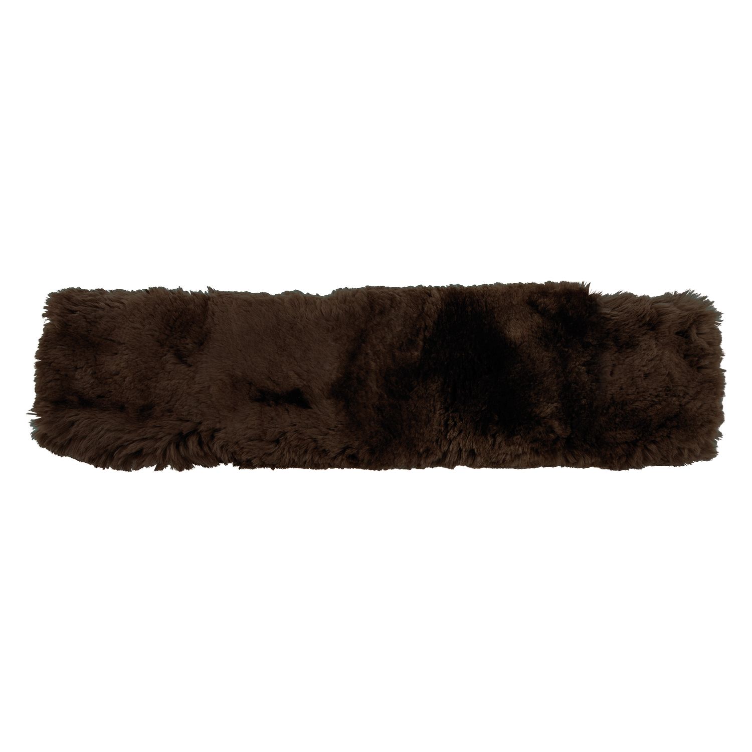 Loesdau Lammfell-Sattelgurtschoner  - braun - 50 cm