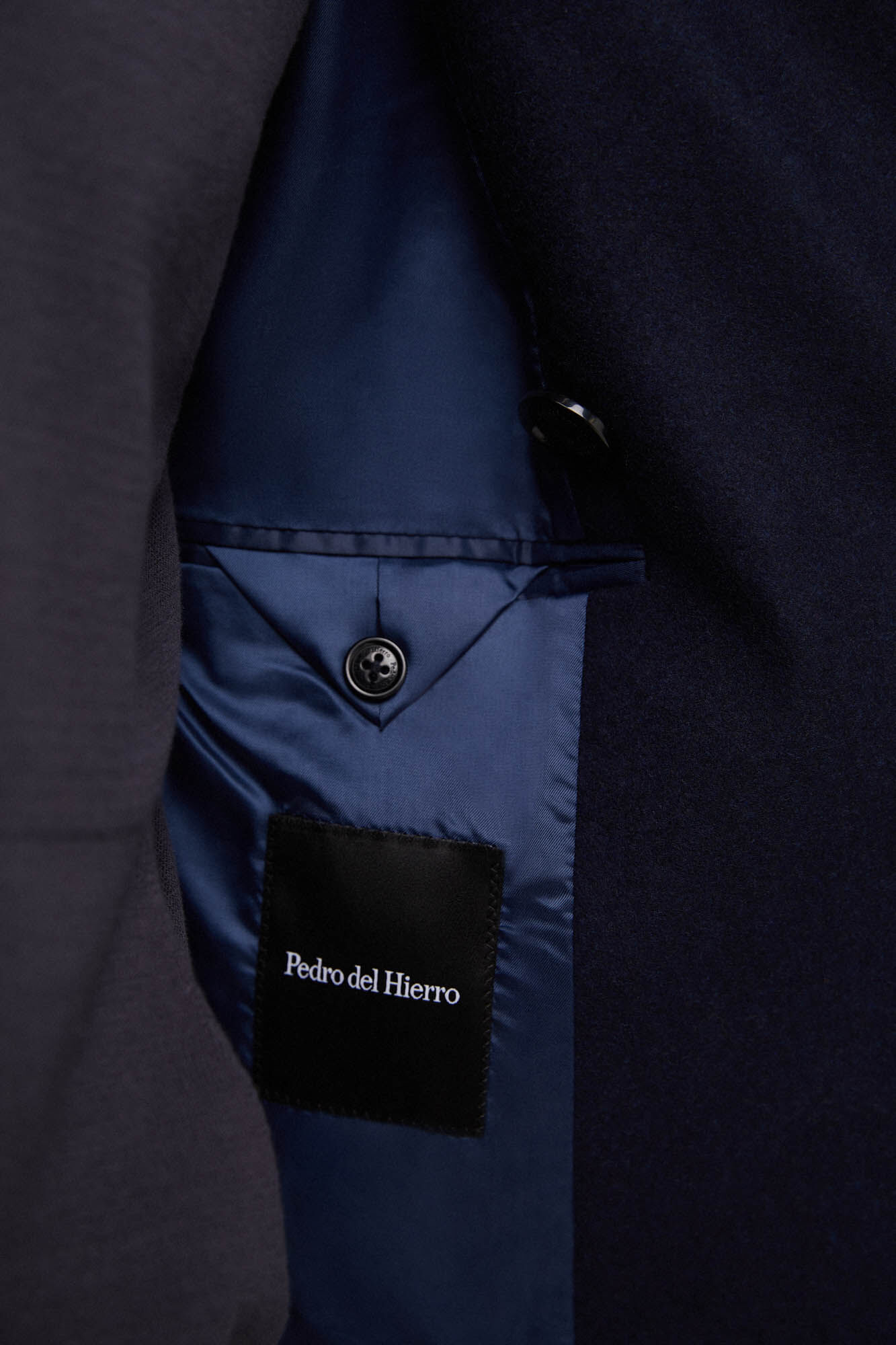 Blazer de abotoamento duplo - Azul