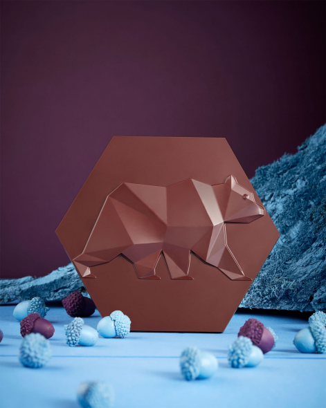 Hexa Ours Chocolat Noir 75% | Le Chocolat Alain Ducasse 210g