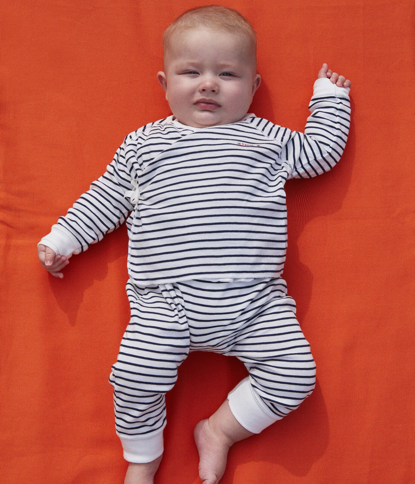 Ensemble 3 pièces iconique en coton bio bébé