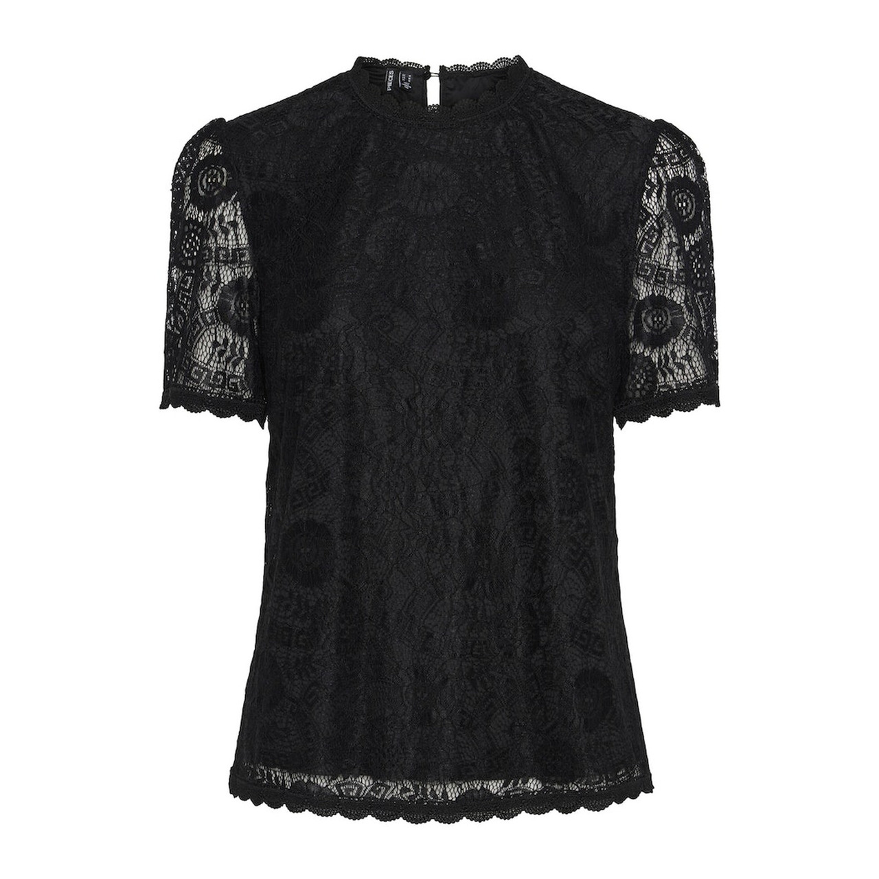 Pieces PCOLLINE SS LACE TOP NOOS BC