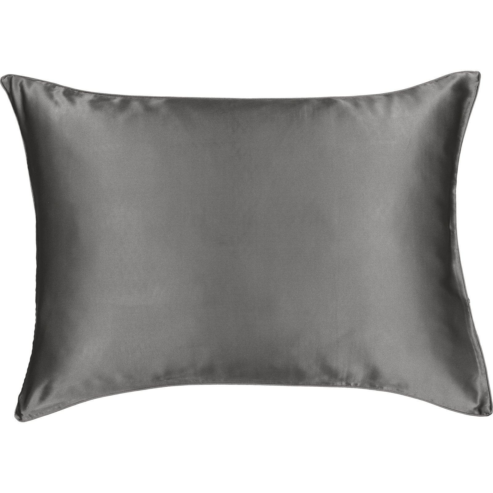 Kissenbezug Beauty Maulbeerseide Polyester 50 x 70 cm dunkelgrau