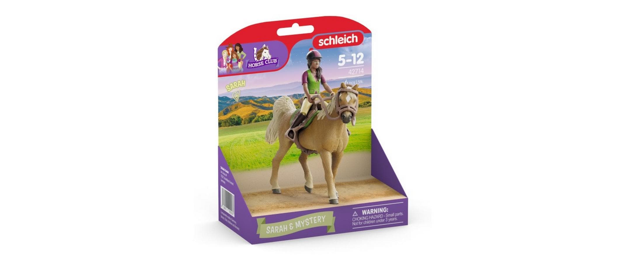 Spielfigurenset Horse Club Sarah & MysteryFigurenset fördert kreatives Spielen