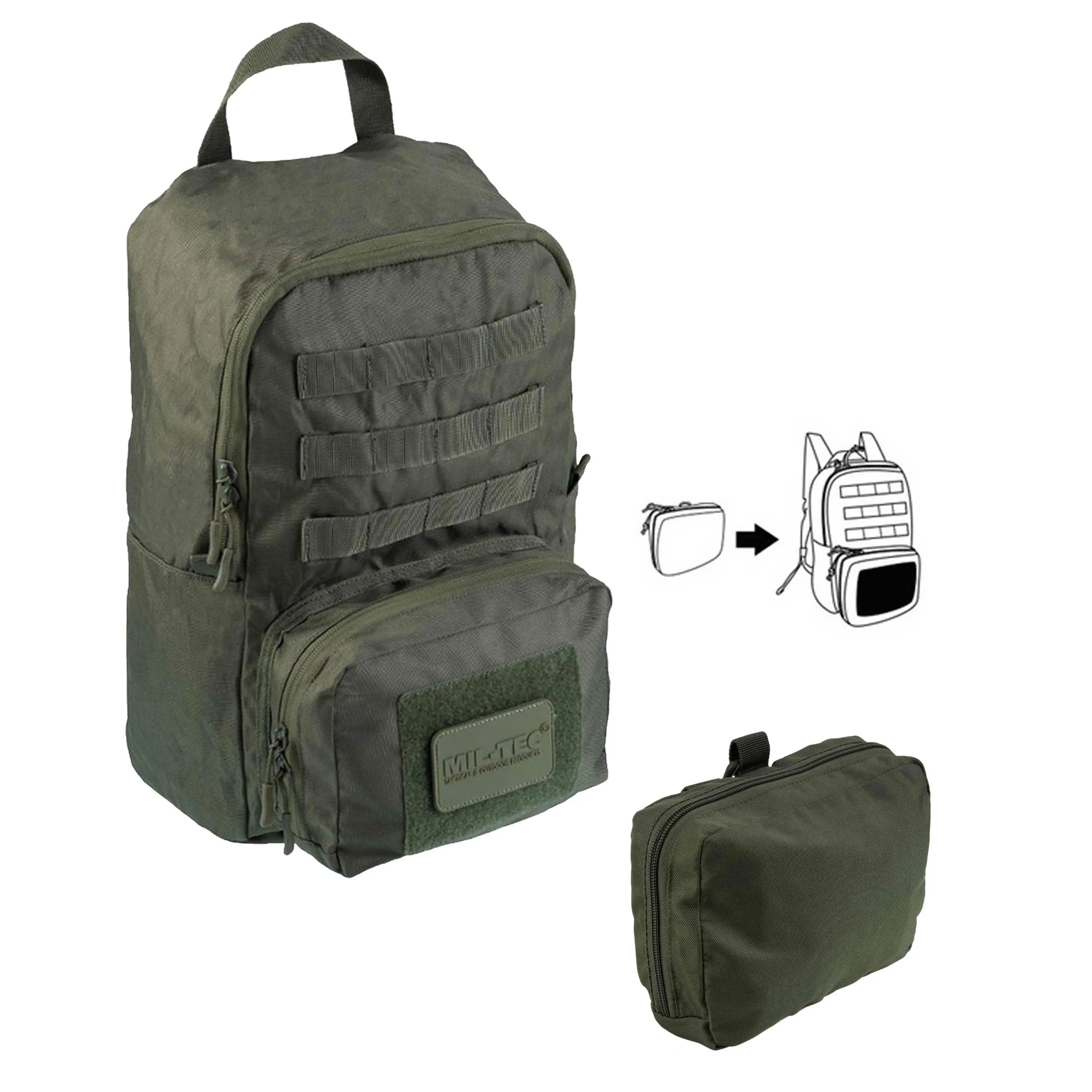Mil-Tec -  Rucksack US Assault Pack Ultra Compact