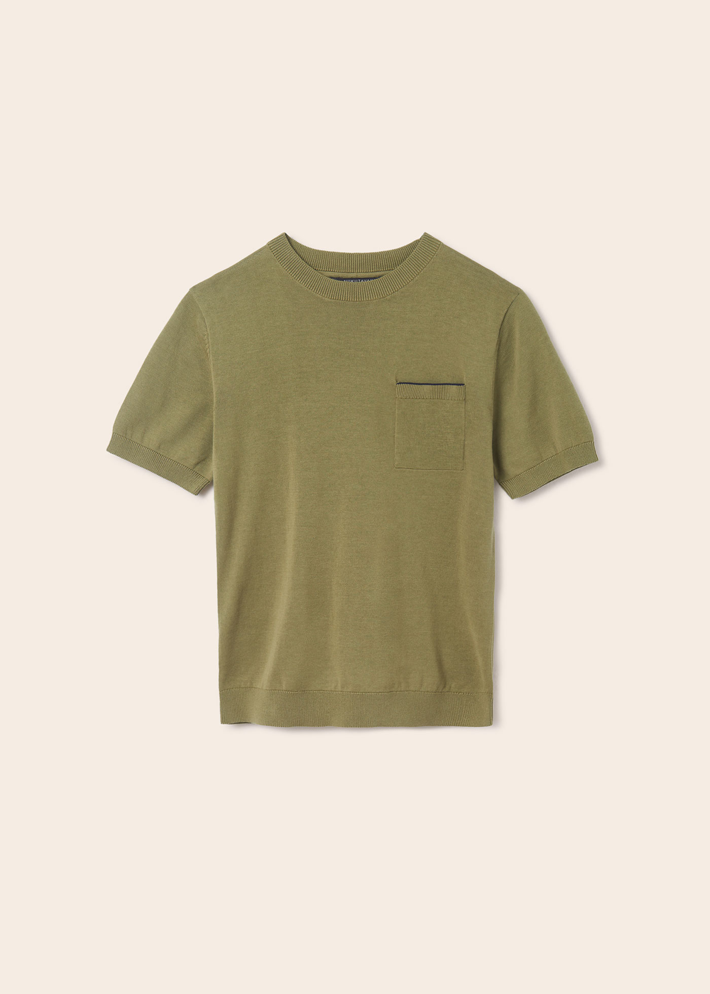 Camiseta de manga curta em algodão sustentável para meninos