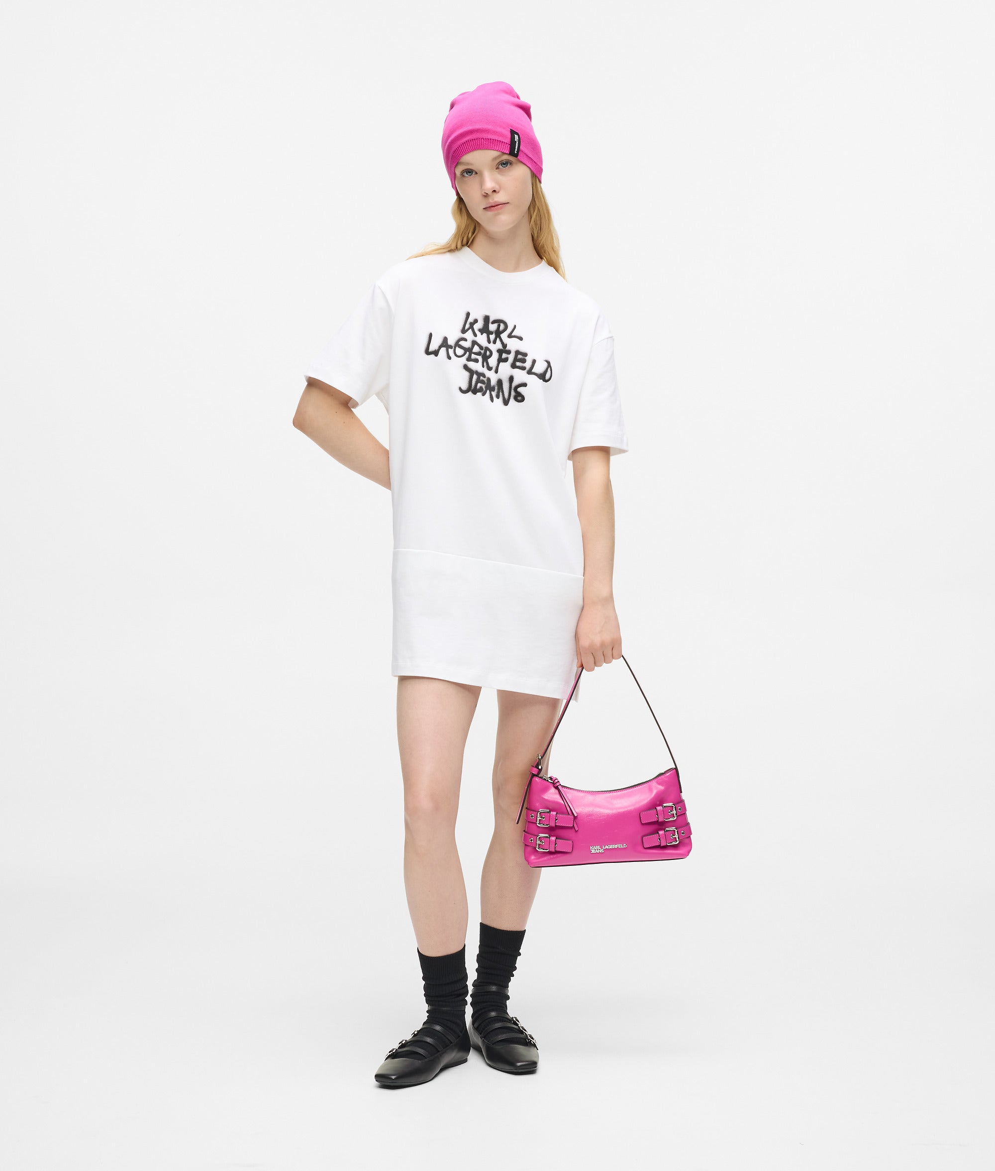 Graffiti T-shirt jurk