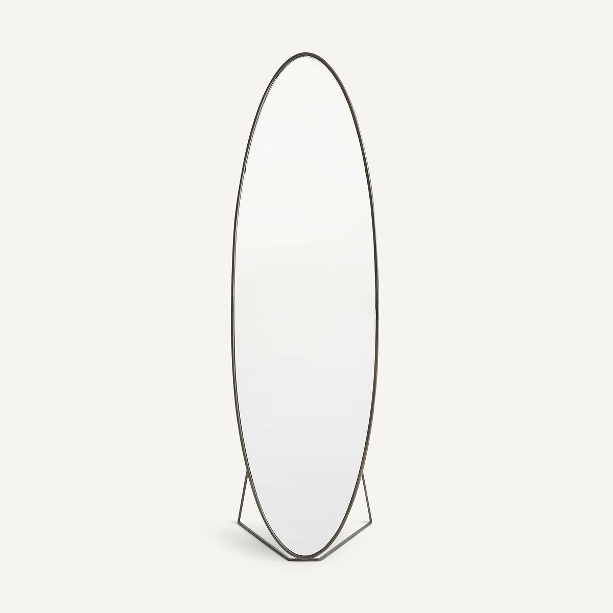 AM.PM<br>Espelho oval sobre base de metal, 170 cm de altura, Koban
