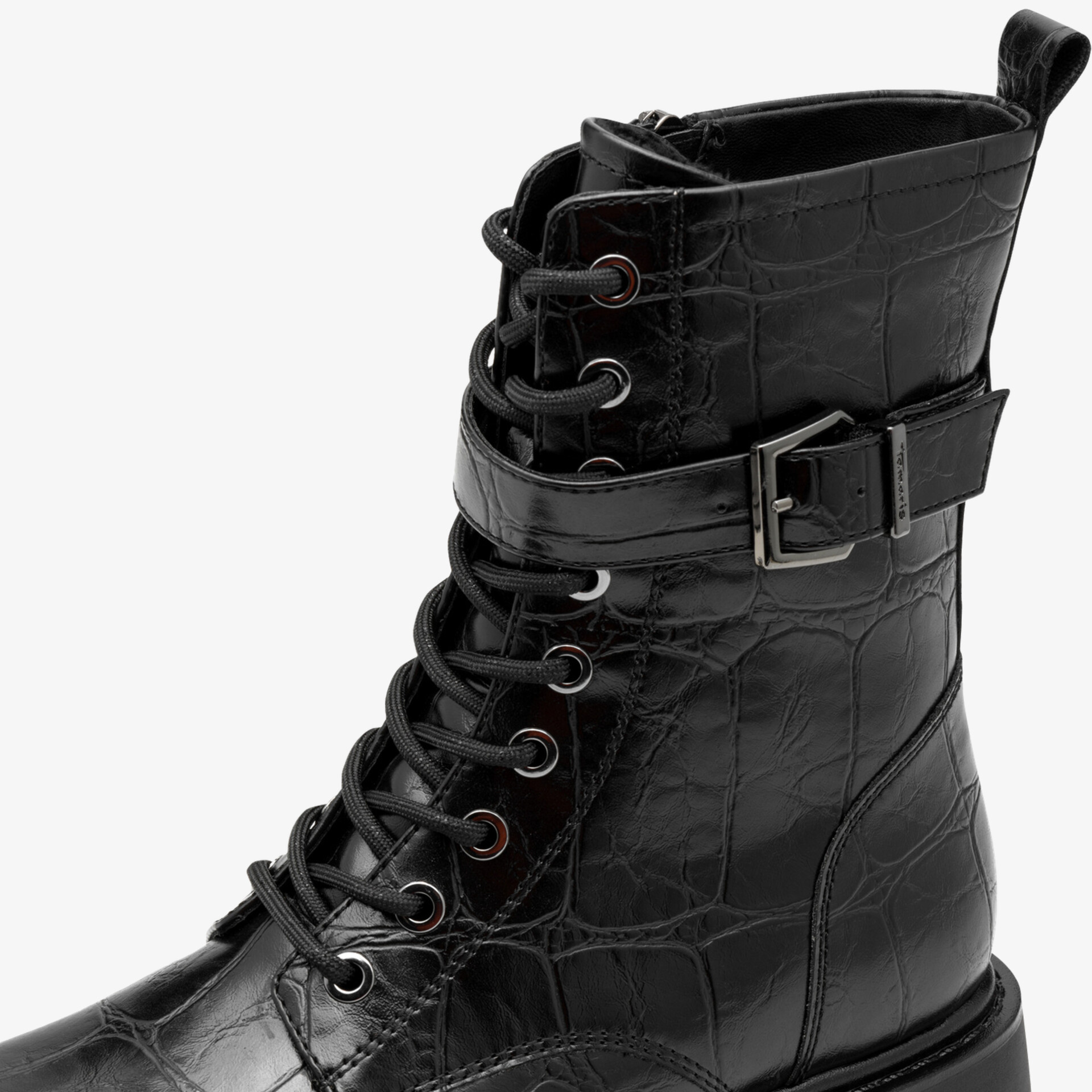 Tamaris Damen Biker Boots schwarz
