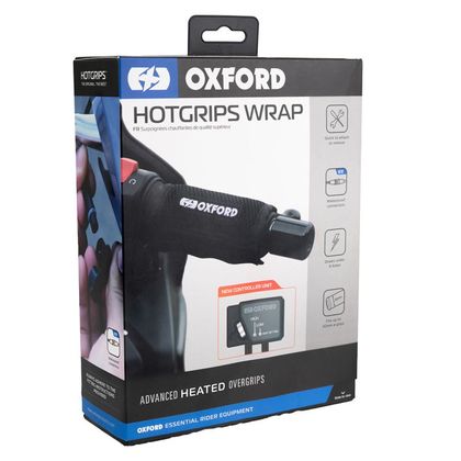 Poignées chauffantes Oxford Premium Over-Grips (de 22 mm à 32 mm) Universel - Noir