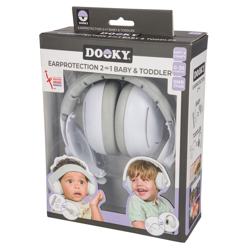 DOOKY Gehörschutz 2 in 1<br>1 Stück, Baby Kleinkind