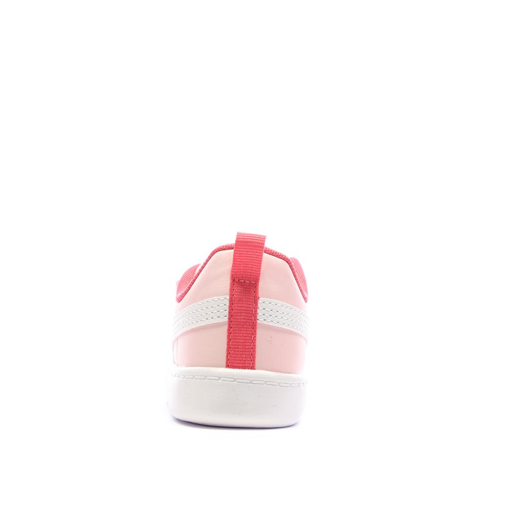 Puma Baskets Roses/Blanches Garçon Puma Courtflex V2
