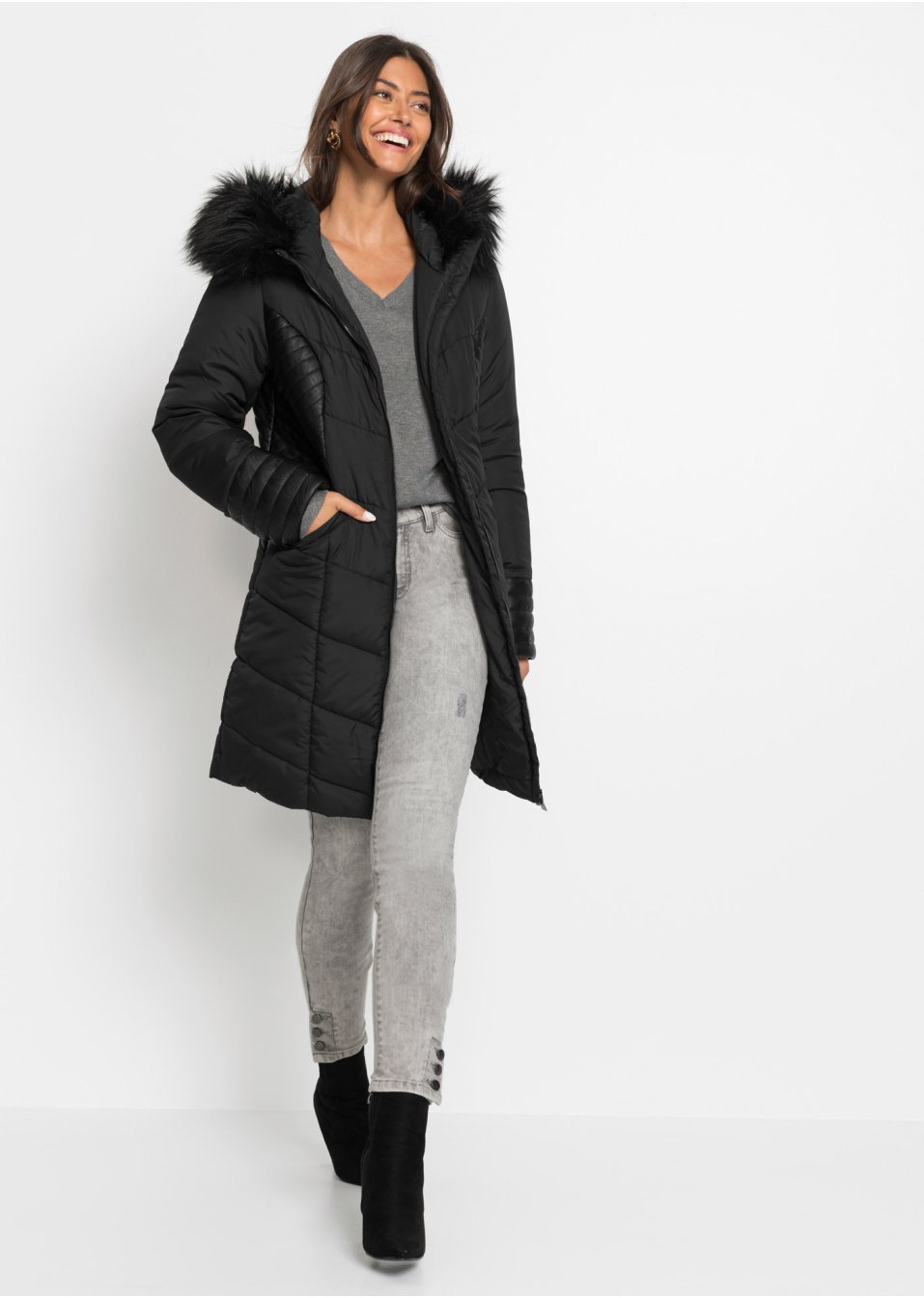 Manteau matelassé en polyester recyclé