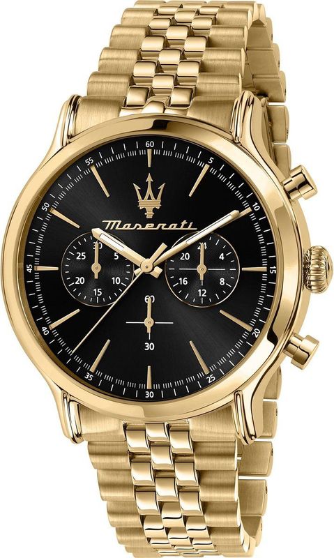 Maserati Heren horloges quartz analoog One Size Goud 32022987