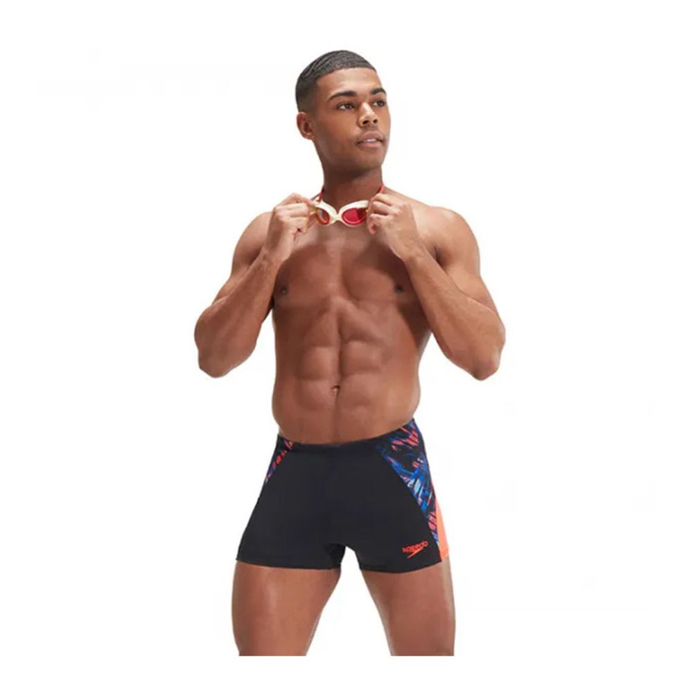 Speedo ECO+ SPLICE AQSH - Short de bain Homme black/orange