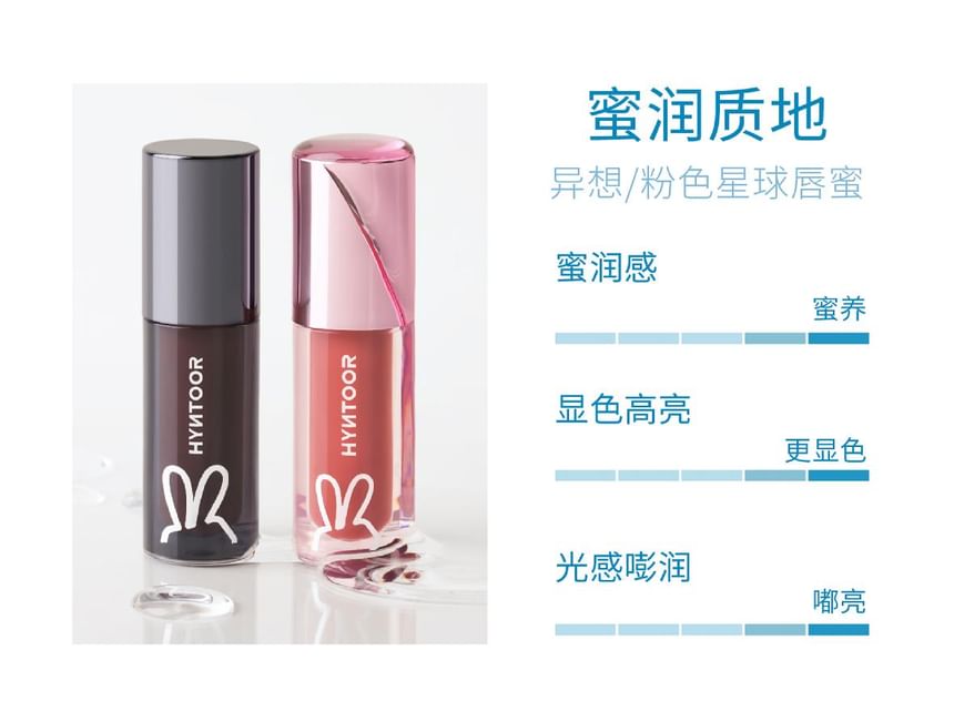 HYNTOOR - Whimsical Planet Watery Lip Gloss - 10 kleuren