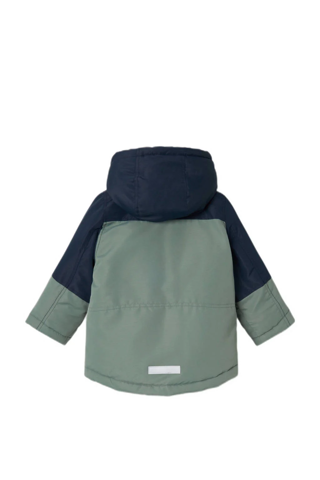 NAME IT winterjas NMMMAX zachtgroen/donkerblauw