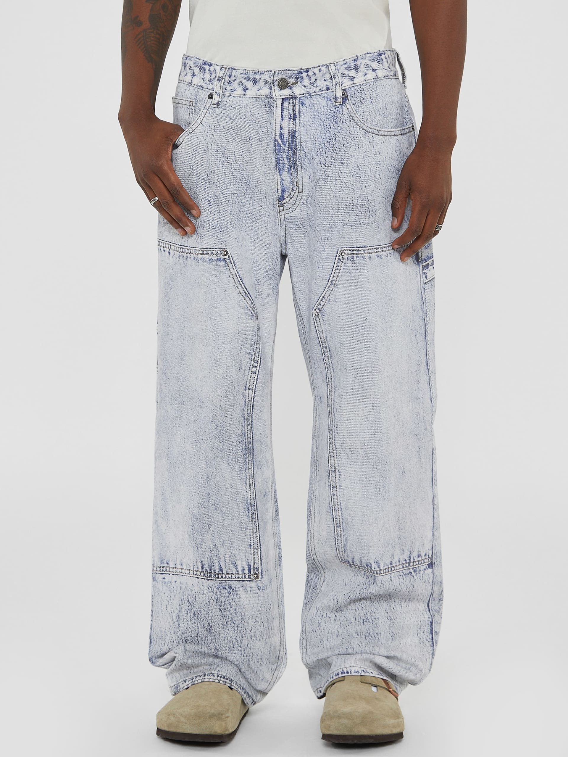 Calça jeans folgada GUESS Originals Photo Real