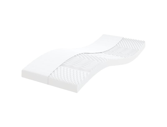 VIDAXL - Lit de jour avec gigogne et matelas gris clair 90x200 cm tis...