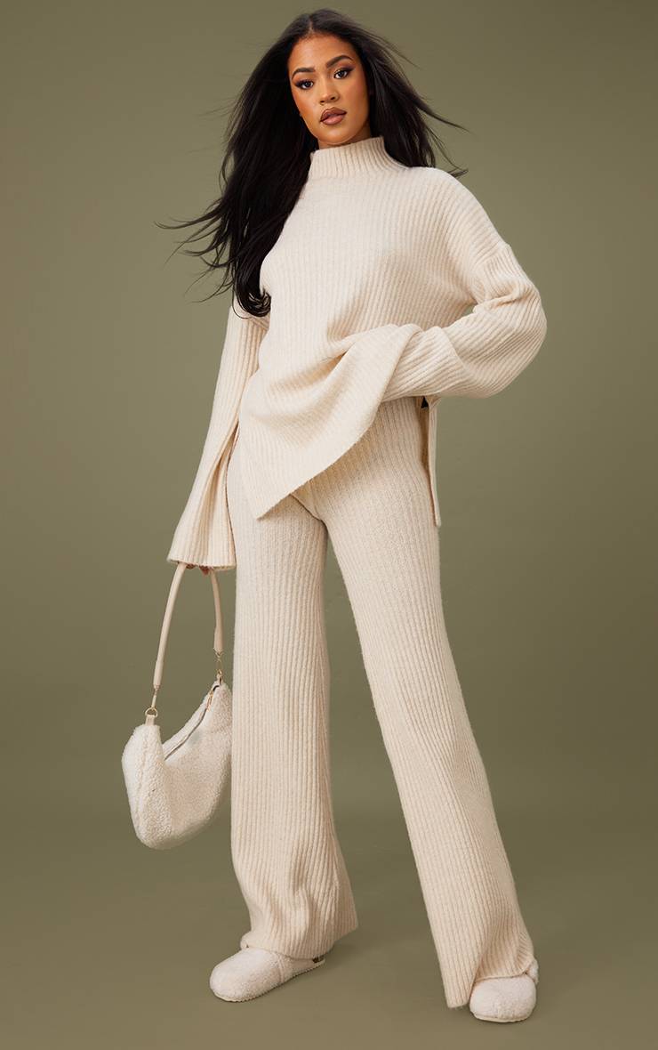 Avoine Synthétiquell Oversize En Maille Côtelée Luxe Tall